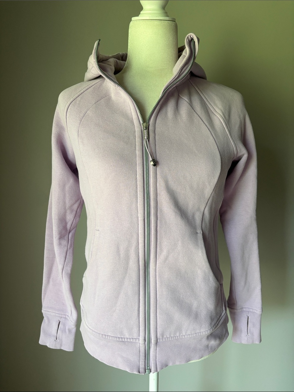 Lululemon Lilac Full Zip Scuba Hoodie